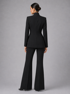 Women's Tailored Blazer and Trouser Suit Set