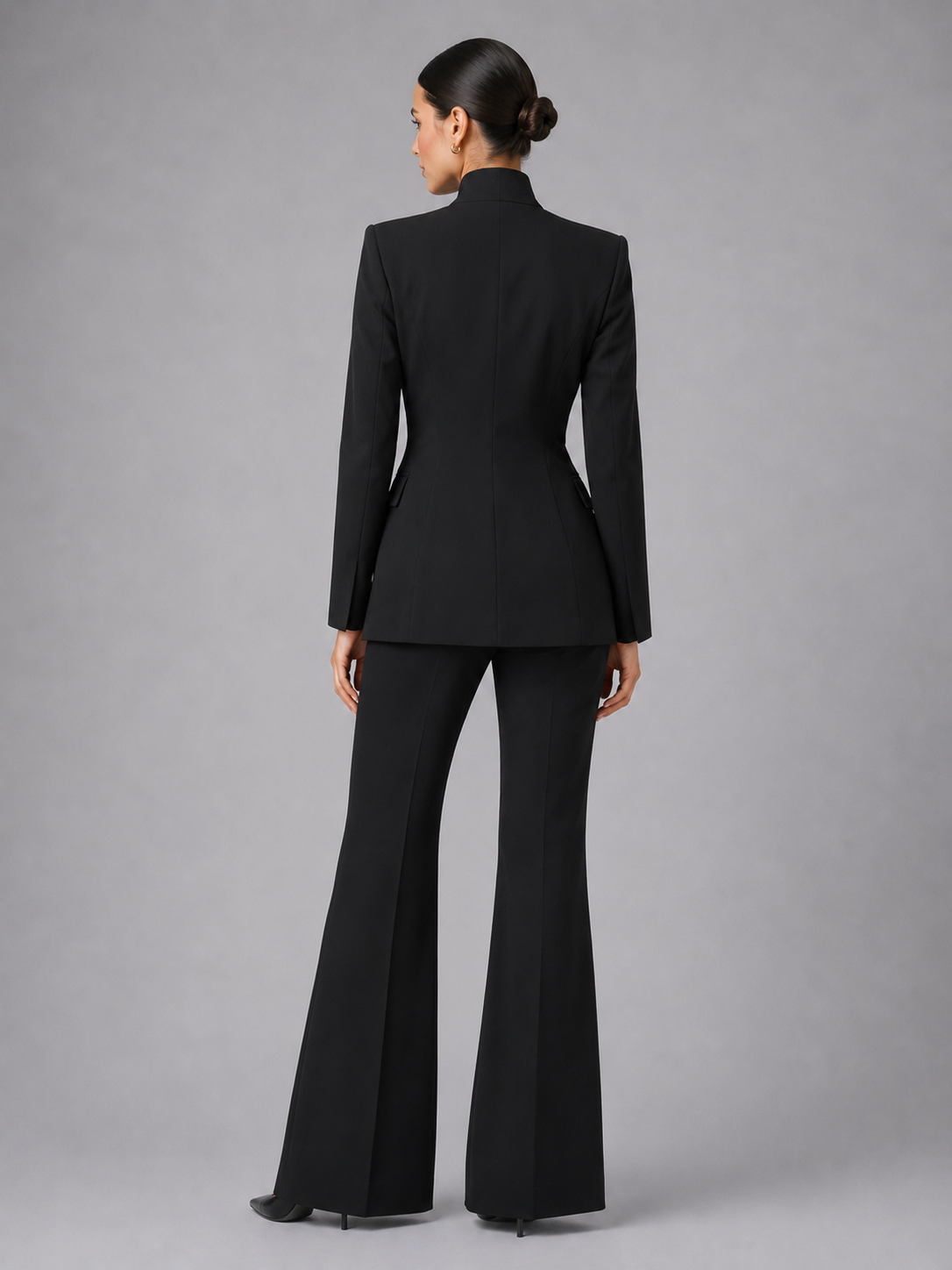 Women's Tailored Blazer and Trouser Suit Set