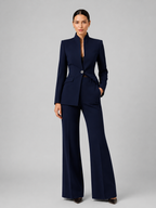Women's Tailored Blazer and Trouser Suit Set