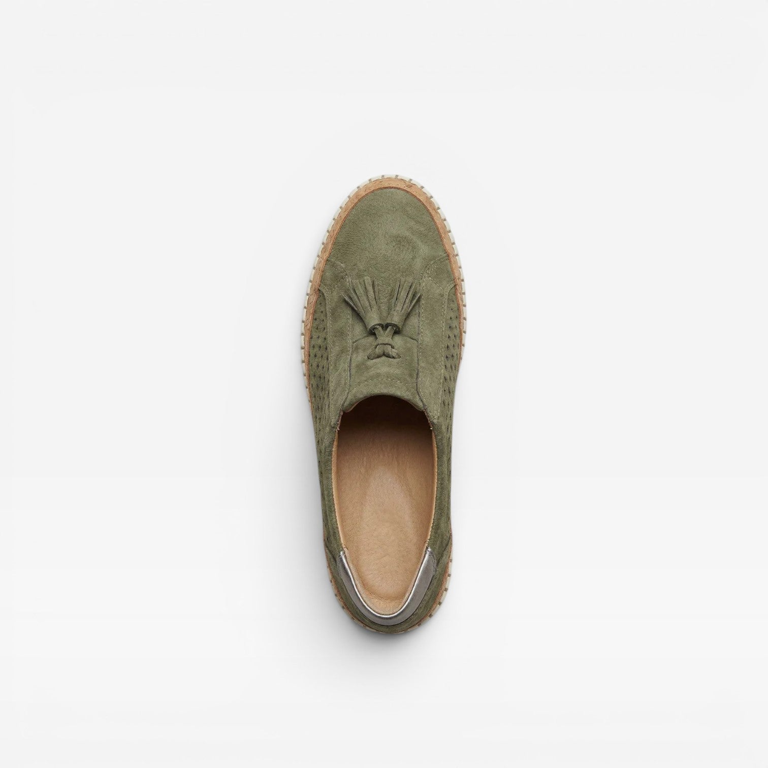 Women's Suede Tassel Slip-On Sneakers