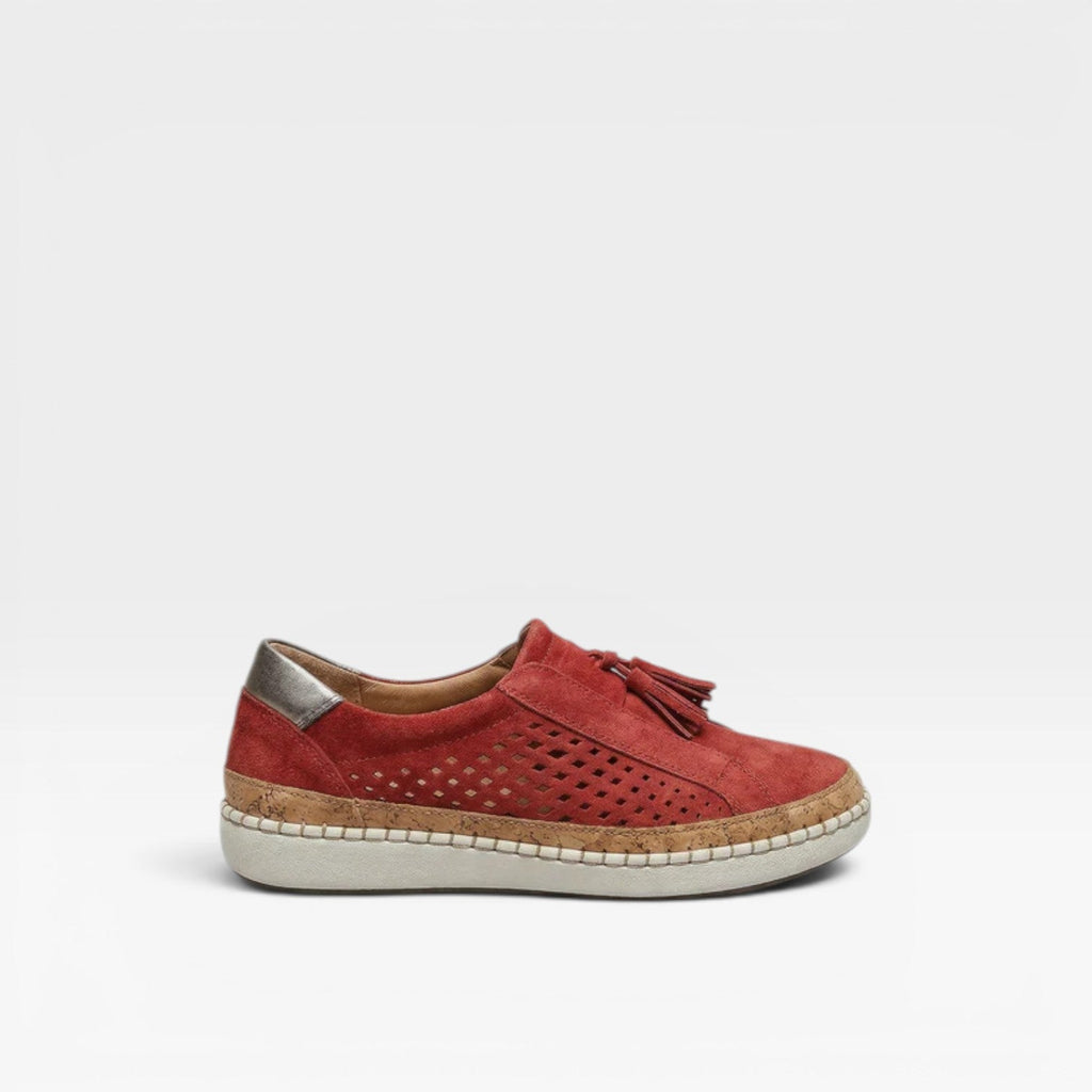 Women's Suede Tassel Slip-On Sneakers