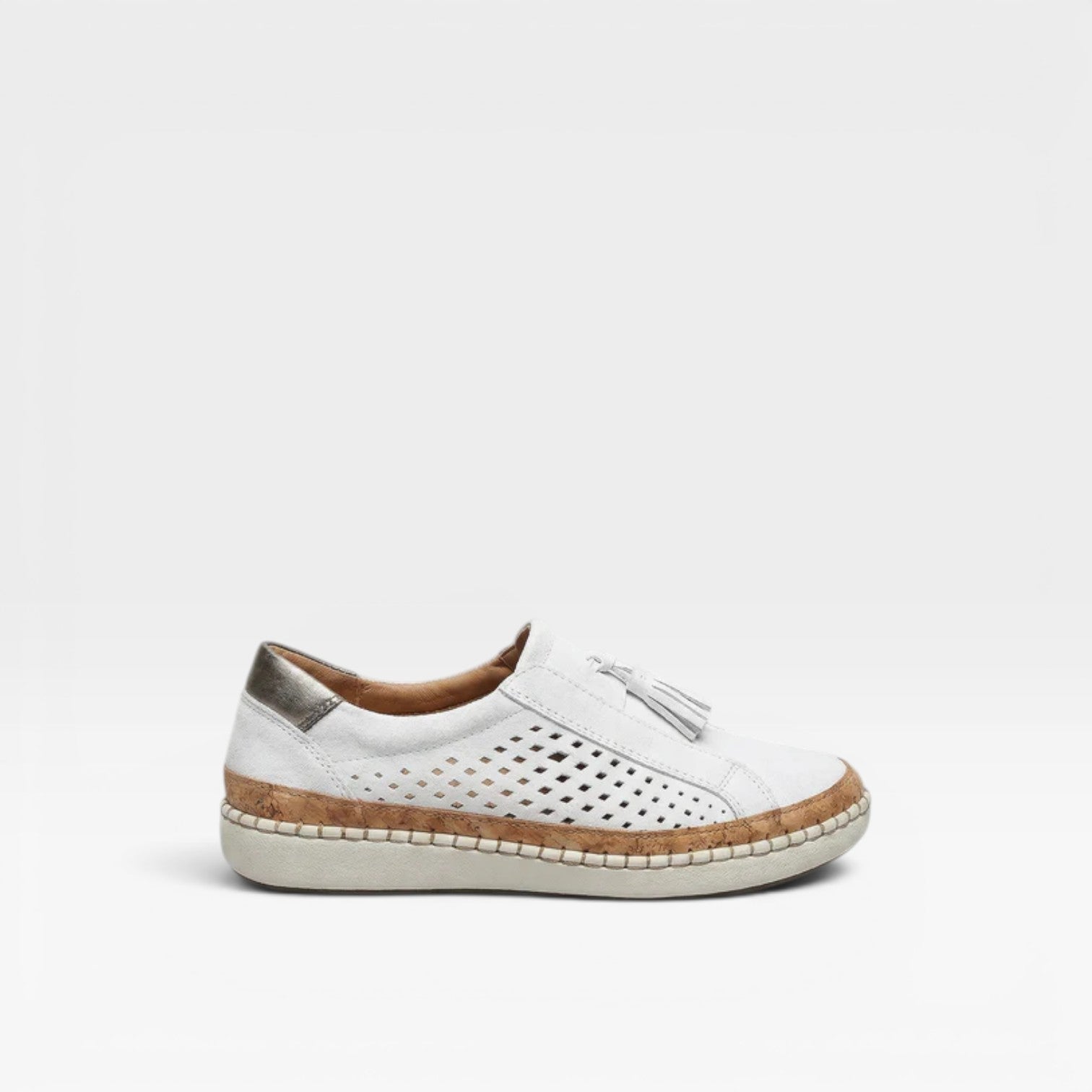 Women's Suede Tassel Slip-On Sneakers