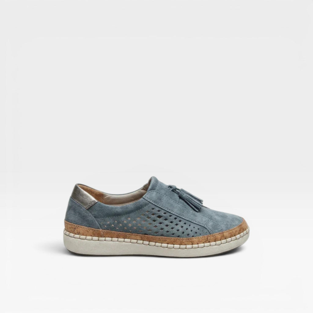 Women's Suede Tassel Slip-On Sneakers
