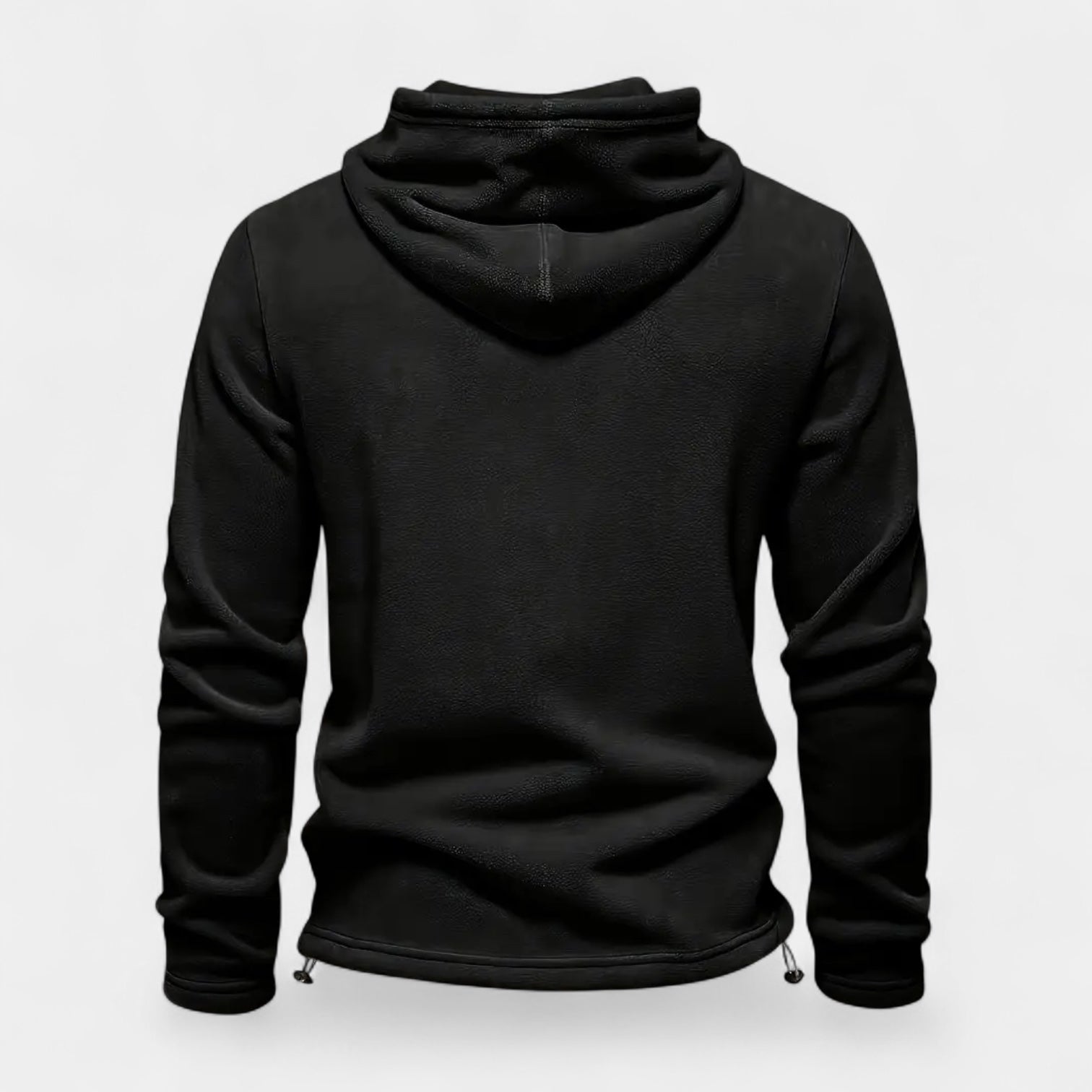 Midweight Fleece Hoodie Drawstring Regular Fit for Men