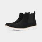 Suede Chelsea Sneaker Boots Slip-On for Men