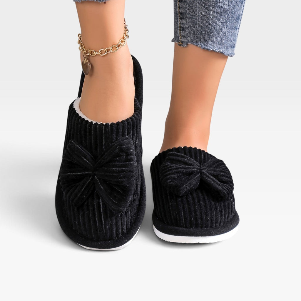Women's Fleece-Lined Slippers with Cushioned Comfort