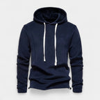 Midweight Fleece Hoodie Drawstring Regular Fit for Men