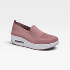 Women's Breathable Knit Slip-On Platform Trainers