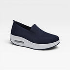 Women's Breathable Knit Slip-On Platform Trainers