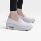 Women's Breathable Knit Slip-On Platform Trainers