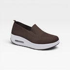 Women's Breathable Knit Slip-On Platform Trainers