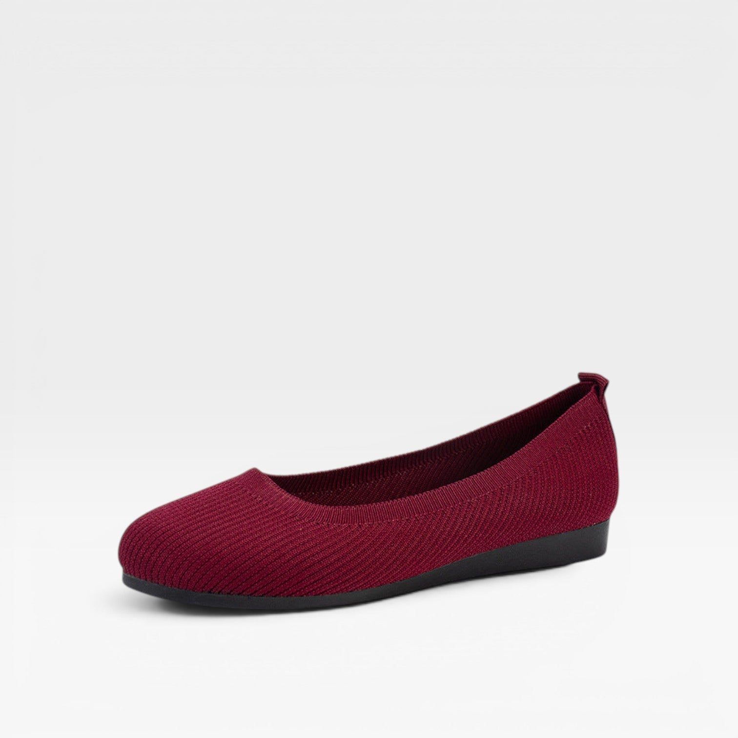 Women's Cushioned Knit Slip-On Ballet Flats