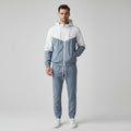 Color Block Windbreaker Tracksuit Set Regular Fit for Men