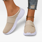 Women's Knit Slip-On Trainers with Cushioned Comfort