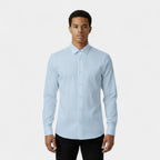 Slim Fit Cotton Blend Button-Down Dress Shirt for Men