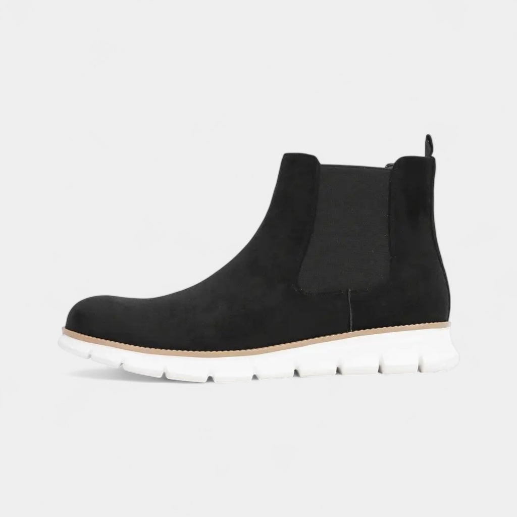 Suede Chelsea Sneaker Boots Slip-On for Men