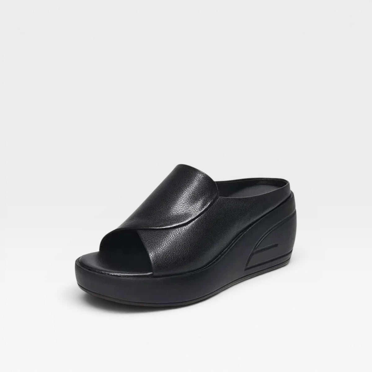 Women's Cushioned Wedge Platform Mules