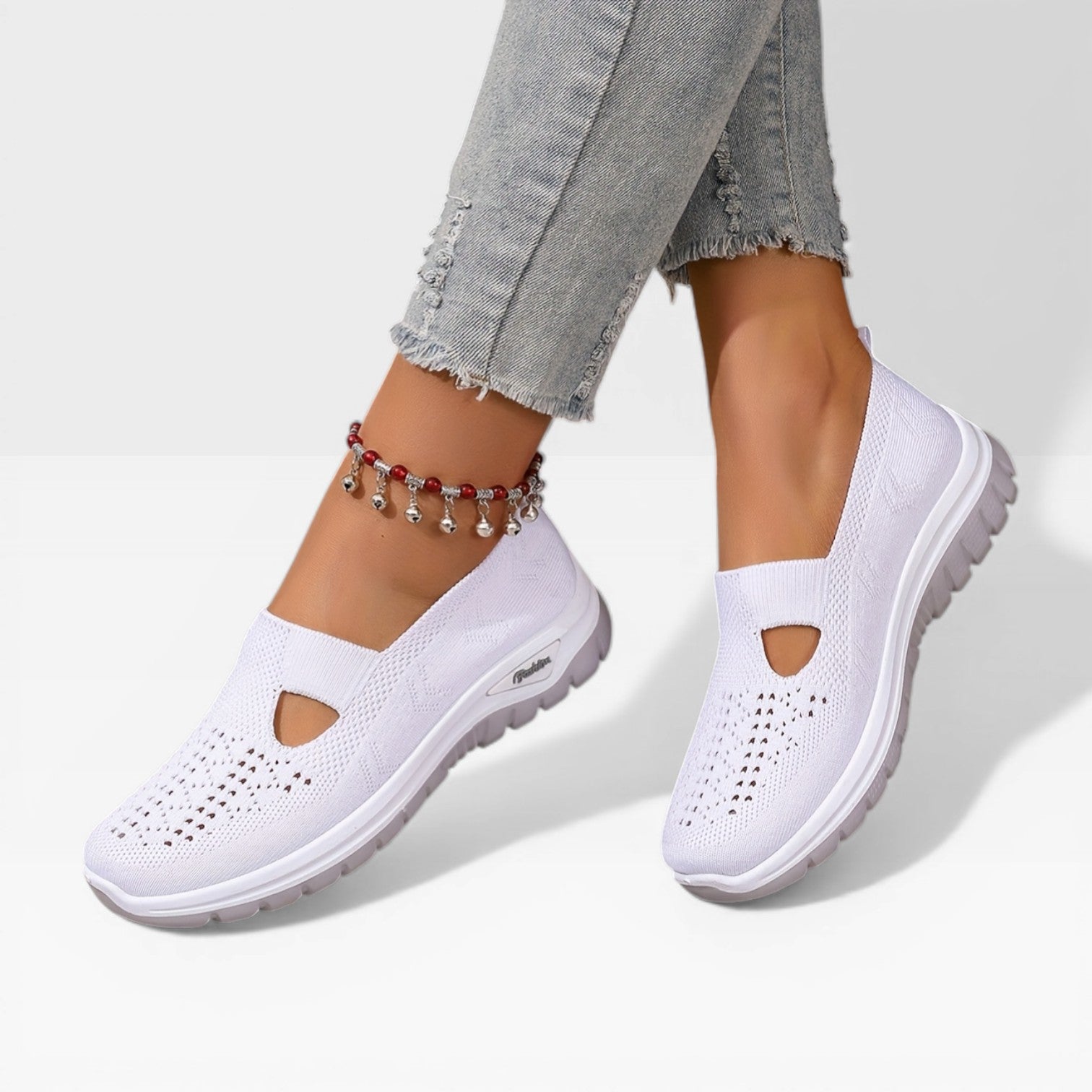 Women's Breathable Slip-On Walking Trainers