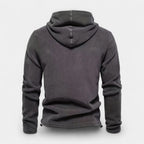 Midweight Fleece Hoodie Drawstring Regular Fit for Men