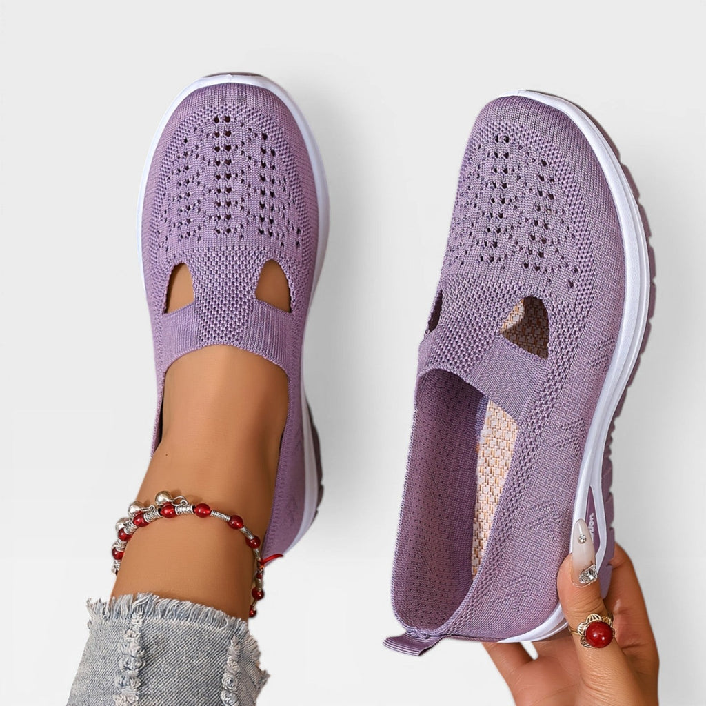 Women's Breathable Slip-On Walking Trainers