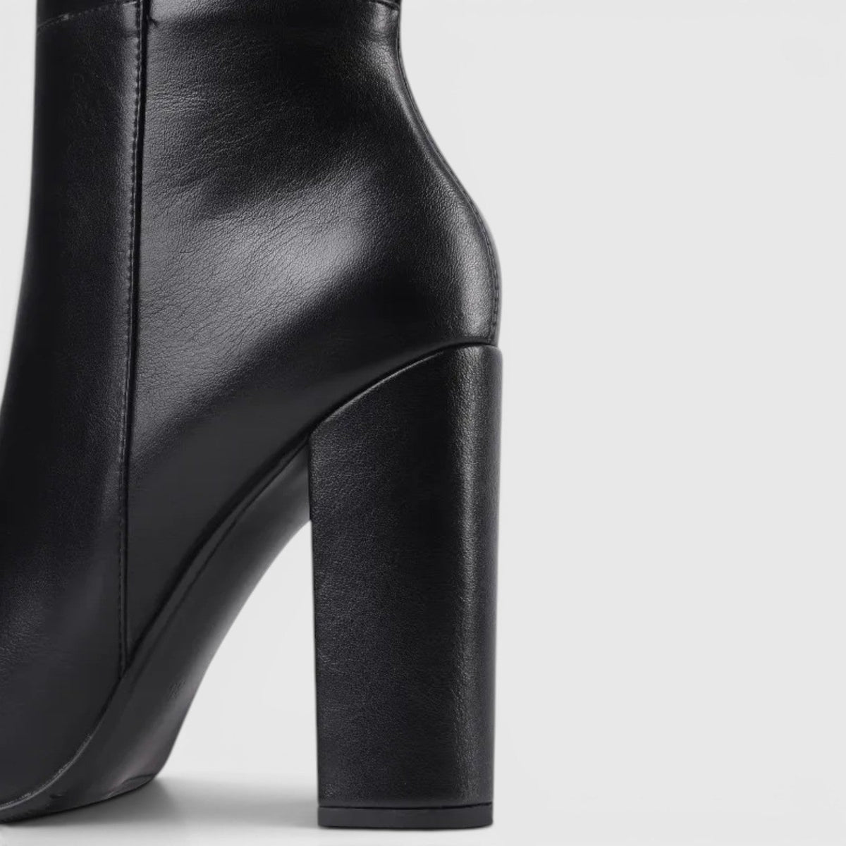 Women's Pointed Toe Chunky Heel Knee Boots