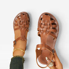 Women's Woven Fisherman Flat Sandals