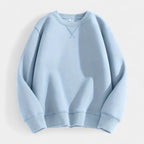 Crew Neck Cotton Blend Sweatshirt Regular Fit for Men