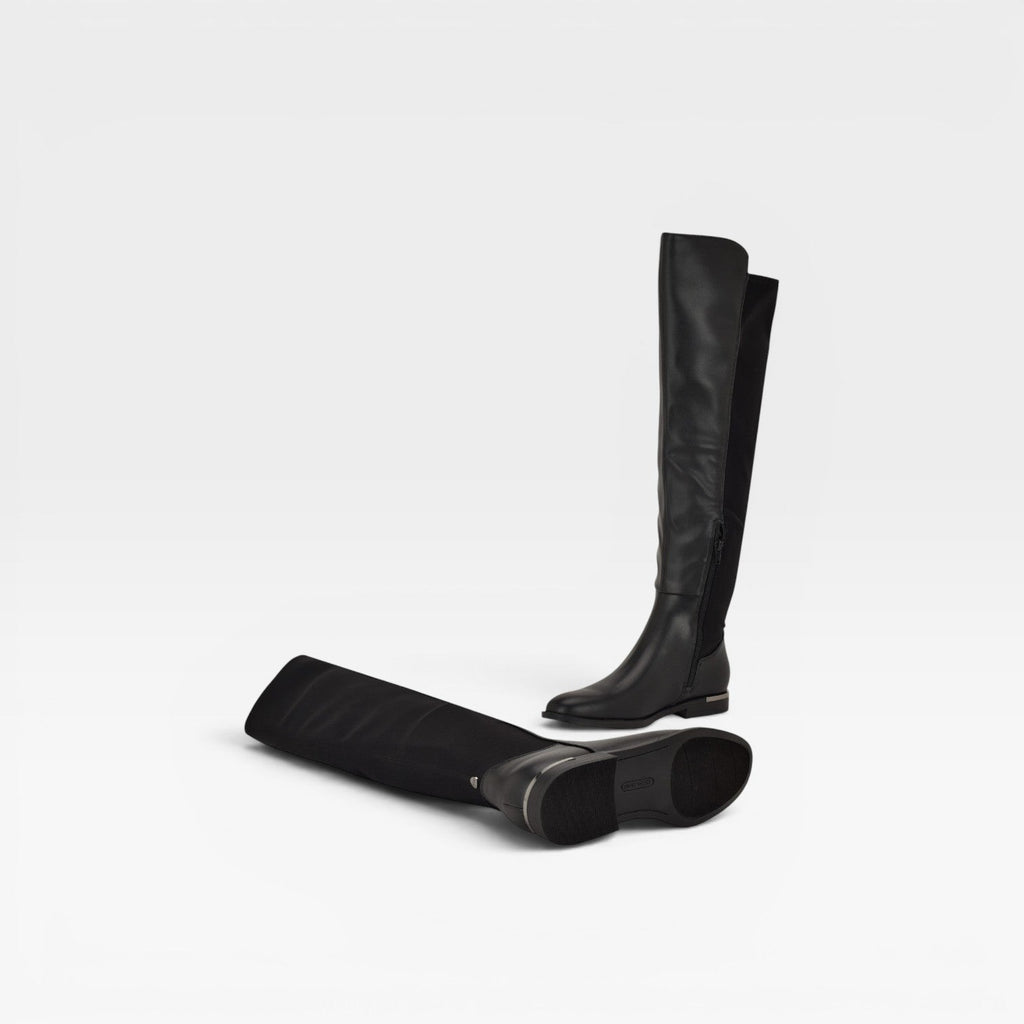Women's Over-the-Knee Stretch-Back Flat Boots