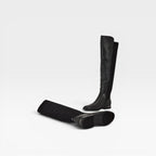 Women's Over-the-Knee Stretch-Back Flat Boots