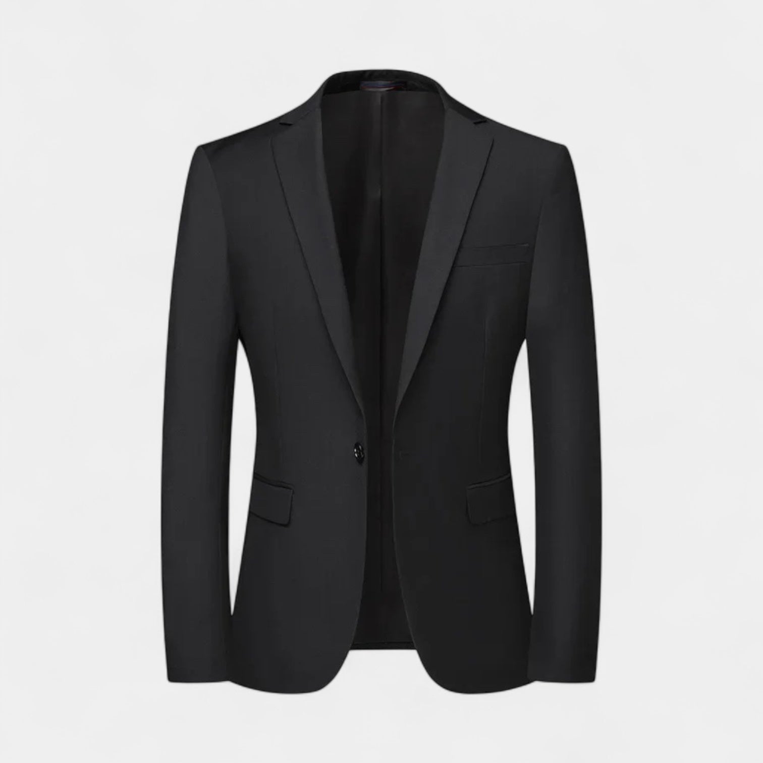 Notched Lapel Blazer Regular Fit Fully Lined for Men
