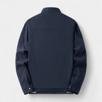 Lightweight Stand Collar Zip-Up Jacket Slim Fit for Men