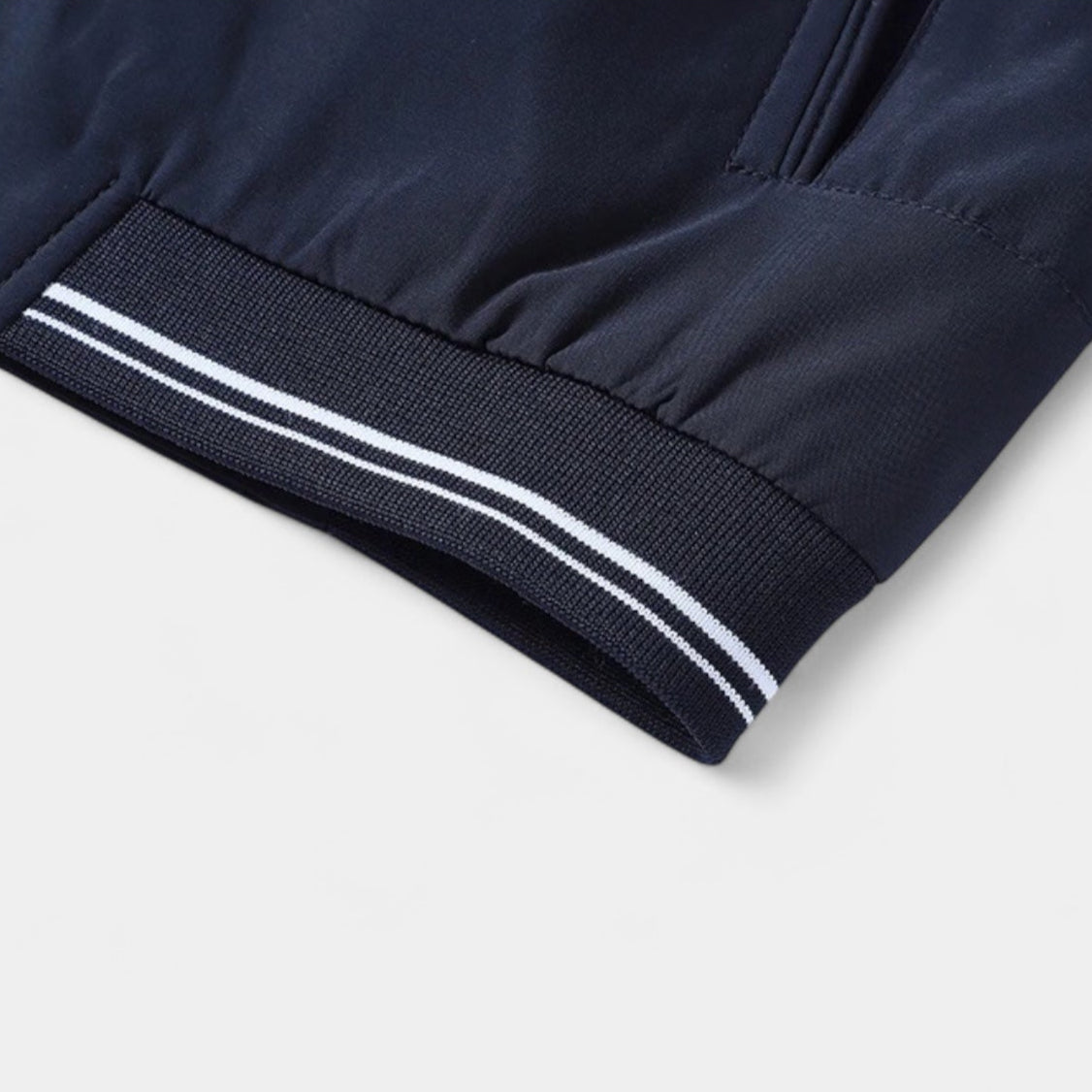 Lightweight Stand Collar Zip-Up Jacket Slim Fit for Men