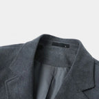 Fine-Wale Corduroy Blazer Slim Fit Notch Lapel for Men