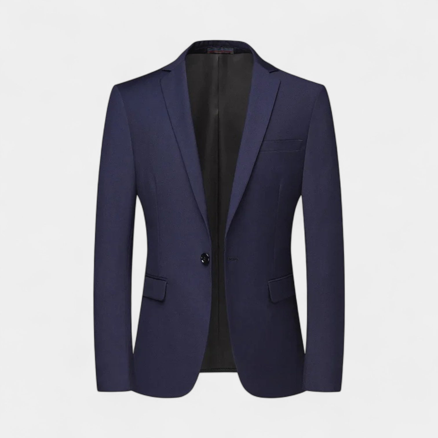Notched Lapel Blazer Regular Fit Fully Lined for Men