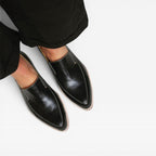 Women's Minimalist Leather Slip-On Loafers