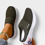 Women's Knit Slip-On Trainers with Cushioned Comfort