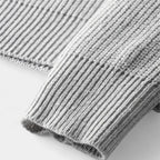 Waffle Knit Half-Zip Sweater Regular Fit for Men