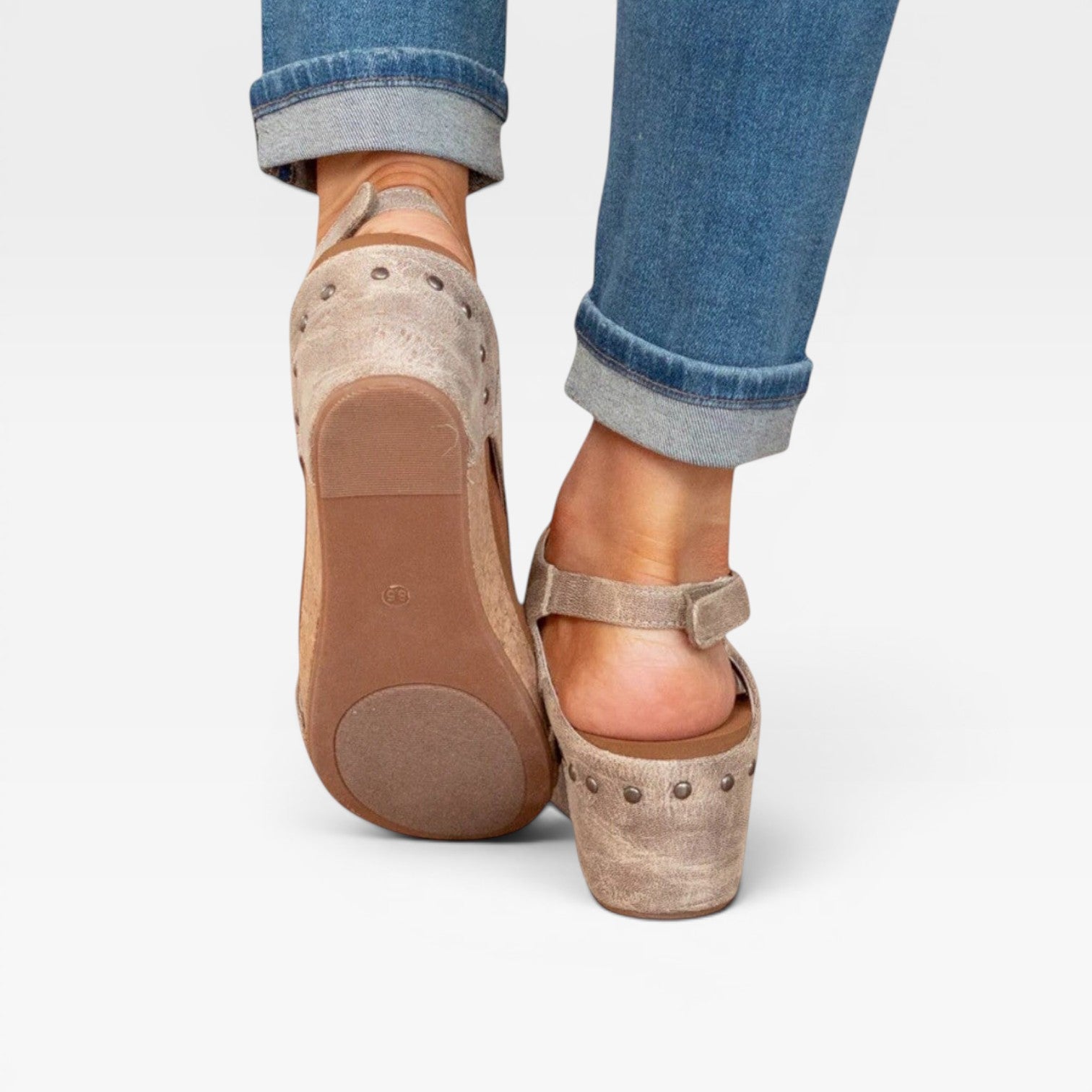 Women's Cork Wedge Platform Sandals