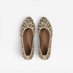 Women's Leopard-Print Knit Ballet Flats