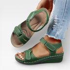 Women's Adjustable Wedge Sandals for Summer Comfort