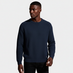 Textured Crewneck Knit Sweater Regular Fit for Men