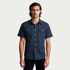 Short Sleeve Button-Up Utility Shirt Regular Fit for Men
