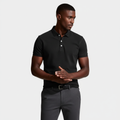 Short Sleeve Knit Polo Shirt Regular Fit for Men