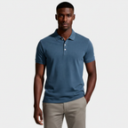 Short Sleeve Knit Polo Shirt Regular Fit for Men