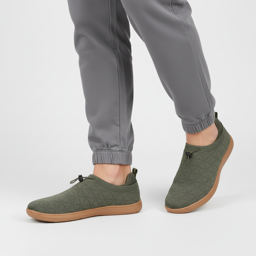 Slip-On Low-Top Shoes Woven Fabric Minimal for Men