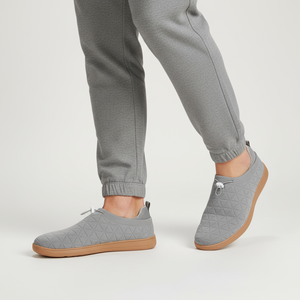Slip-On Low-Top Shoes Woven Fabric Minimal for Men