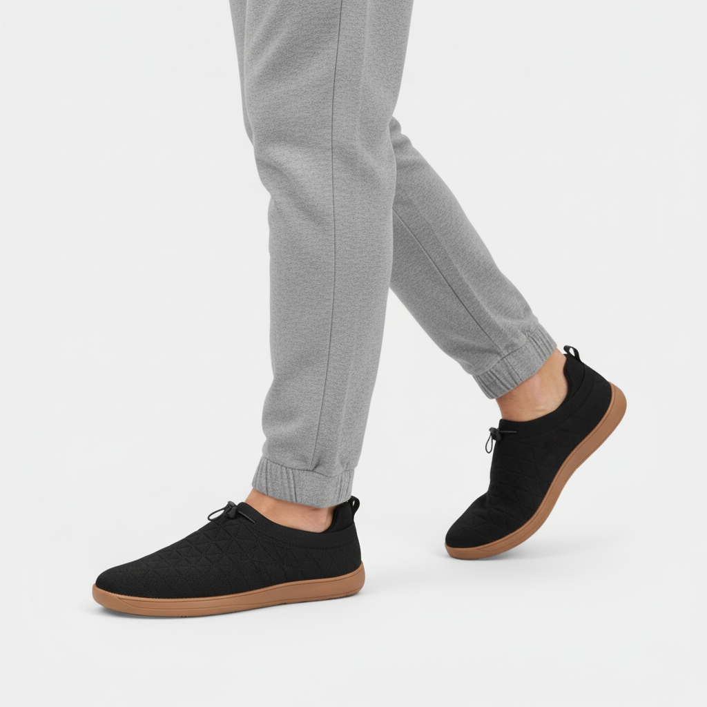Slip-On Low-Top Shoes Woven Fabric Minimal for Men