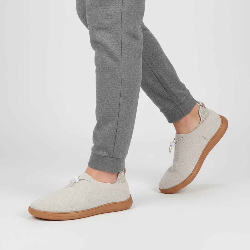 Slip-On Low-Top Shoes Woven Fabric Minimal for Men