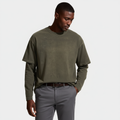 Layered Sleeve Long Sleeve T-Shirt Relaxed Fit for Men