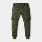 Cargo Jogger Pants Drawstring Tapered Fit for Men